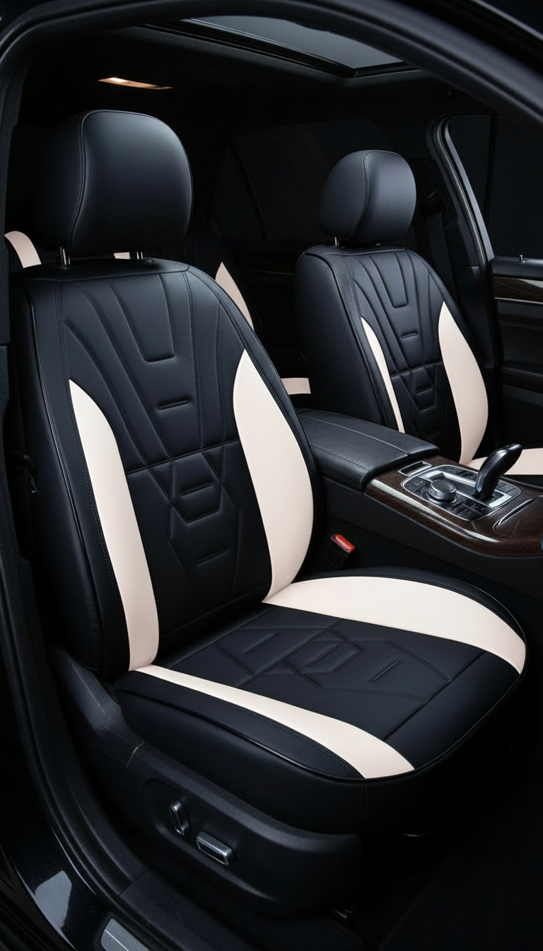 Housse Sport & Confort Black White